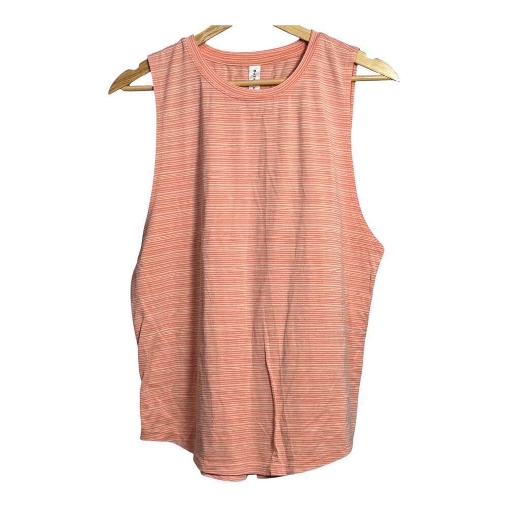 Athleta stripe active tank top‎ medium